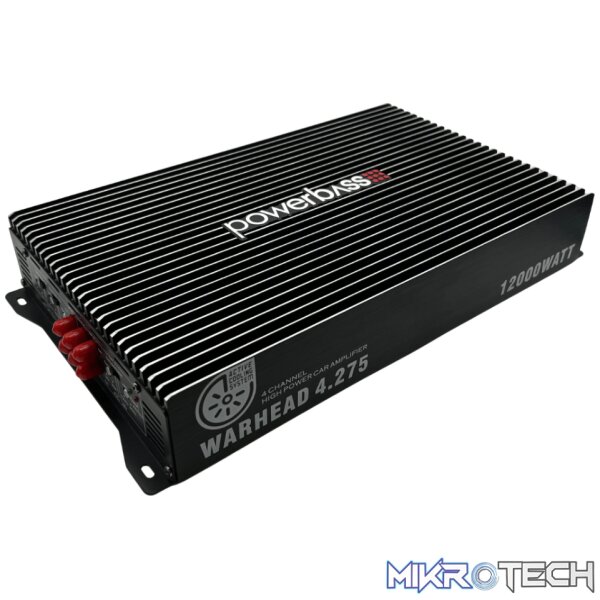 Powerbass WARHEAD4.275 12 000W 4-Channel Amplifier - Image 2