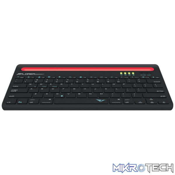 Alcatroz Xplorer Dock 1 Bluetooth Keyboard - Black/Red - Image 2
