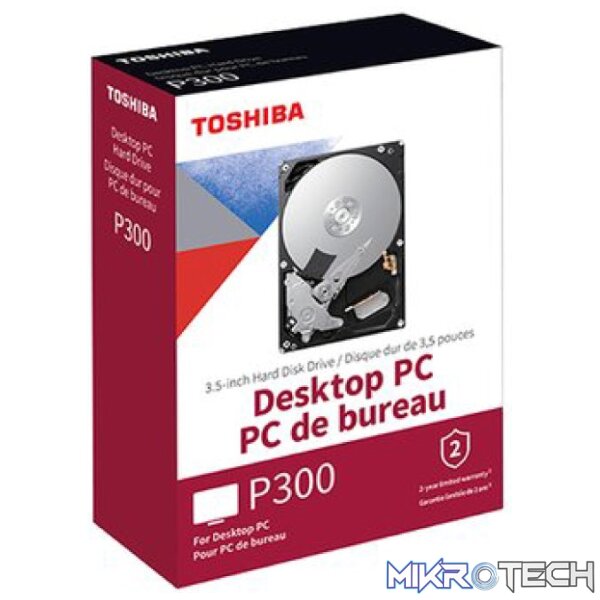 TOSHIBA P300 PC 3.5 Inch Internal Hard Drive 5400 RPM - Image 2