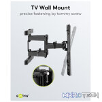 Goobay TV wall mount Basic FULLMOTION (XL) for TVs from 43" to 100" - Image 6