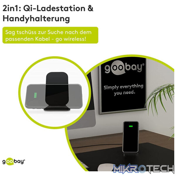 Goobay Wireless Qi Desktop 10w Fast Charger - Image 12