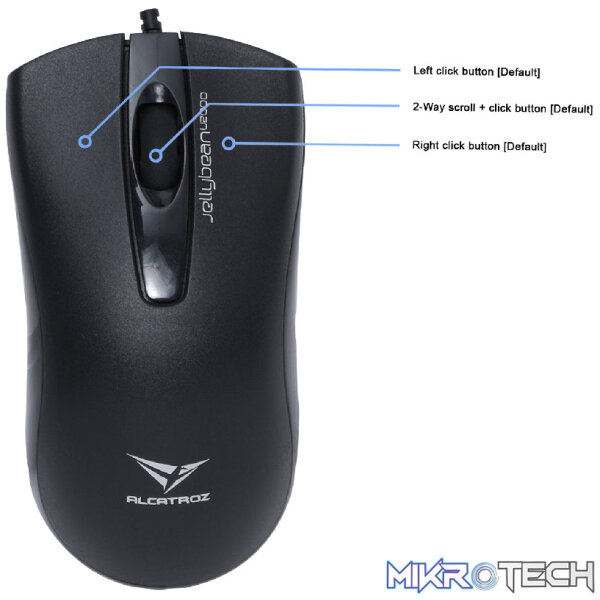 Alcatroz Jellybean U2000 Keyboard and Mouse - White - Image 7