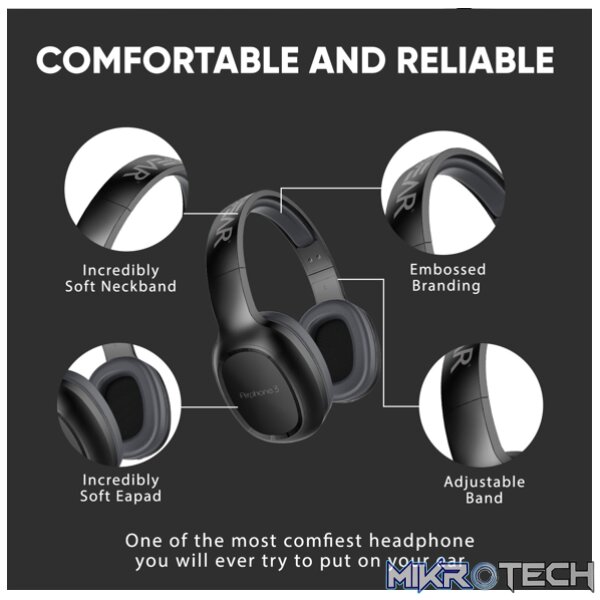 SonicGear Airphone 3 Bluetooth Headset - Black/Blue - Image 4