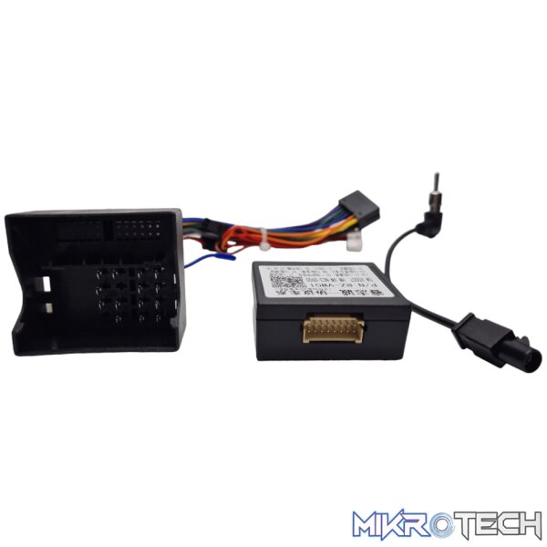 VW Golf 5-6 9" Trimplate kit with SWC Canbus & Android Harness - Image 3