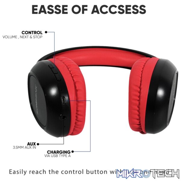 SonicGear Airphone 3 Bluetooth Headset - White - Image 3