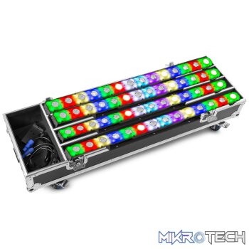 BEAMZ  LCB-14FCL HYBRID LED BAR PIXEL CONTROL 14x3W x 4 IN FLIGHTCASE