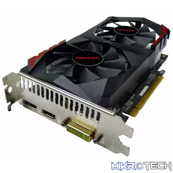 ARKTEK NVIDIA GTX 1050Ti 4GB, 128bit, 1xDVI,1xHDMI,1x DP, Retail - Image 2