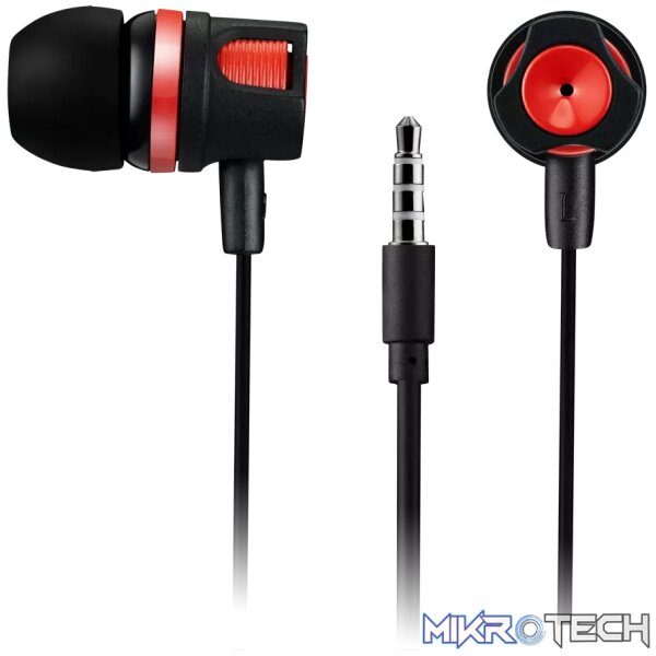 CANYON headphones EP-3 Mic 1.2m Red - Image 2