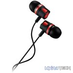CANYON headphones EP-3 Mic 1.2m Red