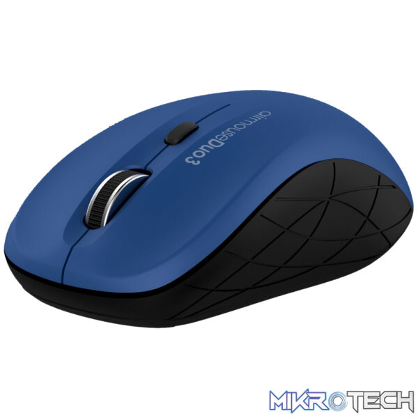 Alcatroz Airmouse Duo 3 Silent Wireless and Bluetooth Mouse - Black/Blue - Image 4