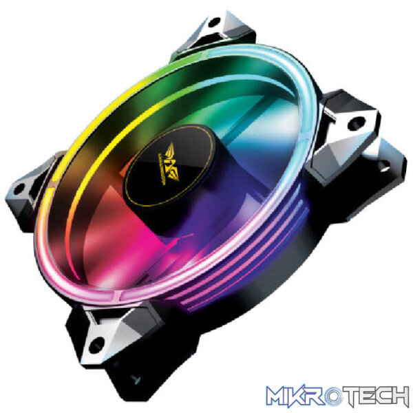 Armaggeddon Tesseraxx TX-Quad Ring-12 ARGB 12CM Fan - Image 3