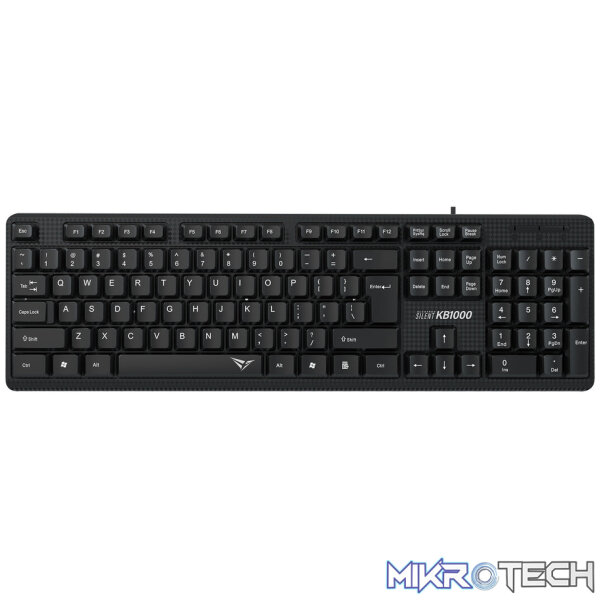 Alcatroz Silent USB Wired Keyboard - Image 6