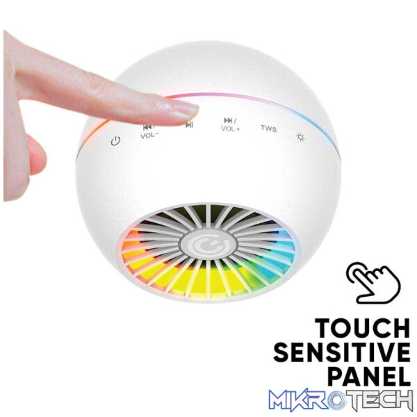 SonicGear Sonic Pod TWS Bluetooth Speaker - White - Image 6