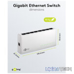 NETWORK GIGABIT SWITCH 8 PORT - Image 2