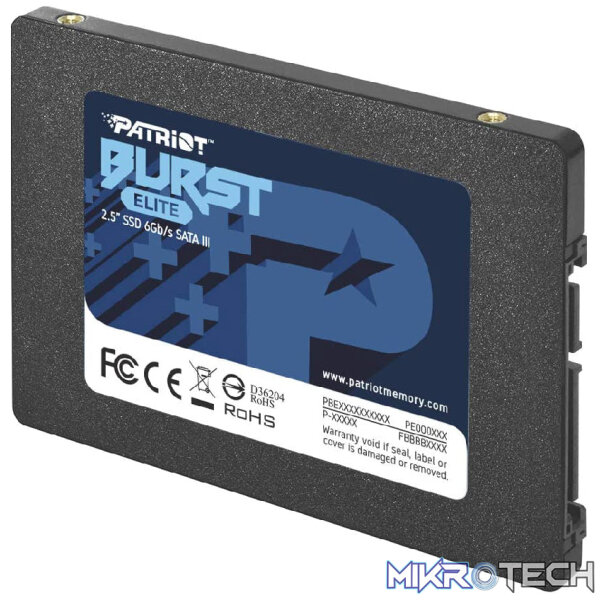 Patriot Burst Elite 480GB 2.5" SATA III SSD - Image 7