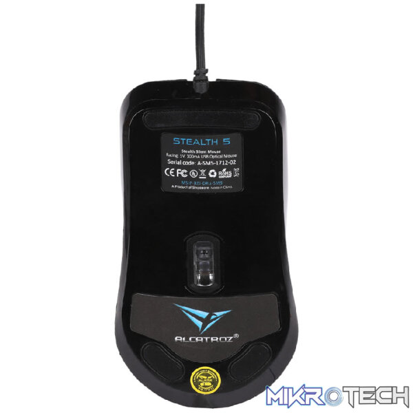 Alcatroz Stealth 5 USB Mouse - Metallic Red - Image 10