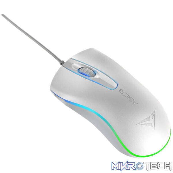 Alcatroz Asic 9 RGB FX Wired USB Mouse - White - Image 5