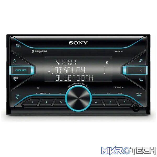 2-977-1-Edit Sony DSX-B700 BT/USB/AUX Double Din Media Player - Image 1