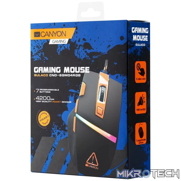 CANYON mouse Sulaco GM-4 RGB 7buttons Wired Black - Image 5