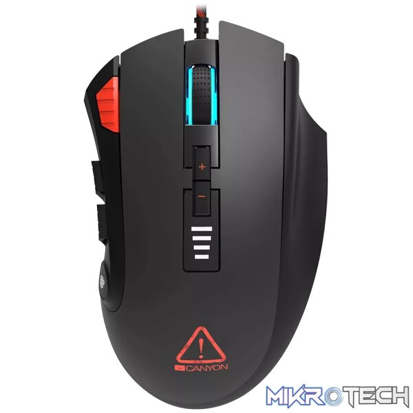 200921160023272540 CANYON mouse Merkava GM-15 RGB 12buttons Wired Black - Image 1