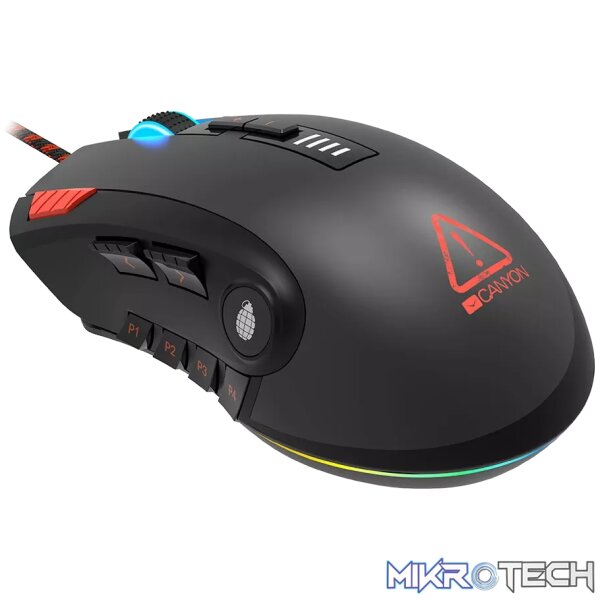 CANYON mouse Merkava GM-15 RGB 12buttons Wired Black - Image 4