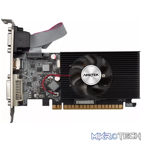 Arktek Nvidia GT610 2GB DDR3 64-bit HDMI / DVI / VGA Graphics Card - Image 2