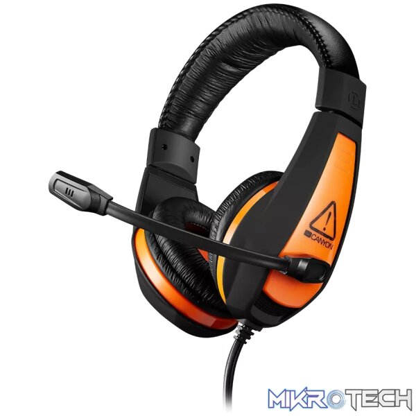 201015160013191897 CANYON headset Star Raider GH-1A Black Orange - Image 1