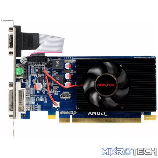 201217150046474668 Arktek AMD Radeon R5 230 2GB DDR3 64-bit HDMI / DVI / VGA Graphics Card - Image 1