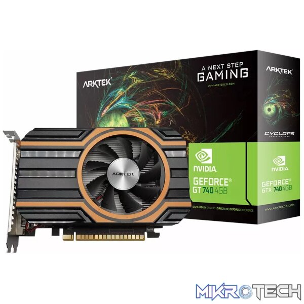 210111170019839995 Arktek Nvidia GT740 4GB DDR5 128-bit HDMI / DVI / VGA Graphics Card - Image 1
