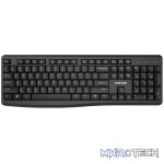 CANYON keyboard HKB-W50 EN Multimedia Wireless Black