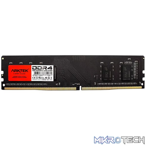 210401160010704928 Arktek Memory 4GB DDR4 PC-2666 DIMM RAM Module for PC Desktop - Image 1