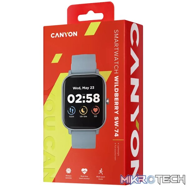 CANYON smart watch Wildberry SW-74 Blue - Image 7