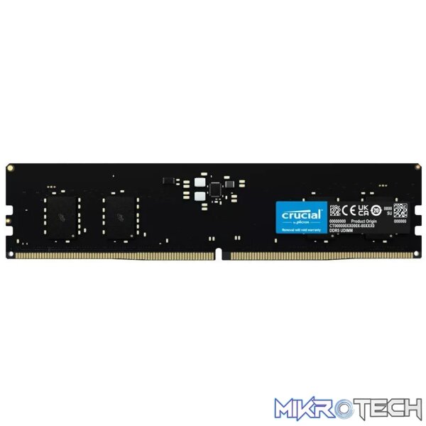 220418160011988601 Crucial 32GB DDR5-4800 UDIMM CL40 (16Gbit), EAN: 649528905635 - Image 1
