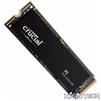 Crucial® P3 500GB 3D NAND NVMe™ PCIe® M.2 SSD, EAN: 649528918758
