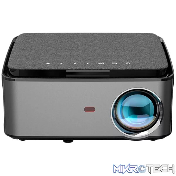 220616200020145244 VGKE T28 Projector - 5" LCD Screen - 1920*1080P Resolution - 4500 Lumens - 4000:1 Contrast Ratio - Android Wifi 9 - 1 to 20 Zoom Option - Projection Dimensions 40 to 150 inches - 2 x HDMI ports - 2 x USB 2.0 ports - VGA out - Image 1