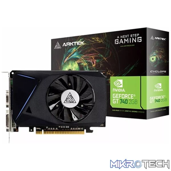 221024160013557656 Arktek Nvidia GT740 2GB DDR5 128-bit HDMI / DVI / VGA Graphics Card - Image 1