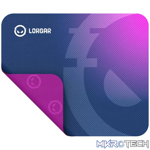 Lorgar Main 133, Gaming mouse pad, High-speed surface, Purple anti-slip rubber base, size: 360mm x 300mm x 3mm, weight 0.2kg - Image 3