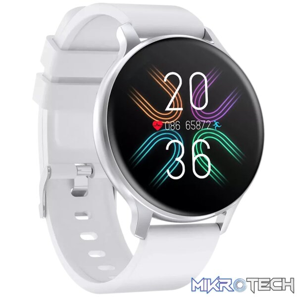 CANYON smart watch Badian SW68 Silver White - Image 3