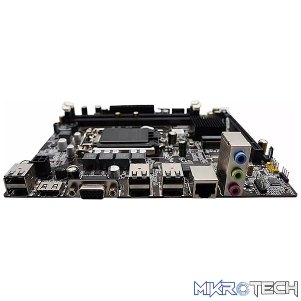 Arktek Intel H55 Chipset, Socket LGA1156, Dual Channel DDR3, Integrated Intel Graphics X4500 HD, 2 x DDR3 Slots, Realtek 10/100/1000 Gigabit LAN, Realtek Audio, 3 x SATA Ports, 2 x USB 2.0, 1 x PCI Express x16 Slot, Micro-ATX - Image 3