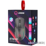 LORGAR Jetter 357, gaming mouse, Optical Gaming Mouse with 6 programmable buttons, Pixart ATG4090 sensor, DPI can be up to 8000, 30 million times key life, 1.8m PVC USB cable, Matt UV coating and RGB lights with 4 LED flowing mode, size:124.90*71.65*41.36mm, 75g - Image 7