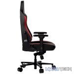 LORGAR Embrace 533, Gaming chair, PU eco-leather, 1.8 mm metal frame, multiblock mechanism, 4D armrests, 5 Star aluminium base, Class-4 gas lift, 75mm PU casters, Black + red - Image 3