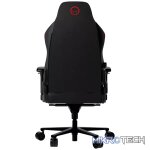 LORGAR Embrace 533, Gaming chair, PU eco-leather, 1.8 mm metal frame, multiblock mechanism, 4D armrests, 5 Star aluminium base, Class-4 gas lift, 75mm PU casters, Black + red - Image 4
