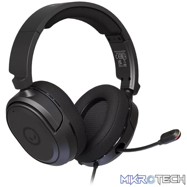 230607103333685129 LORGAR Kaya 360, USB Gaming headset with microphone, CM108B, Plug&Play, USB-A connection cable 2m, fabric ear pads, size: 192*184.7*88mm, 0.314kg, black - Image 1