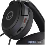 LORGAR Kaya 360, USB Gaming headset with microphone, CM108B, Plug&Play, USB-A connection cable 2m, fabric ear pads, size: 192*184.7*88mm, 0.314kg, black - Image 5