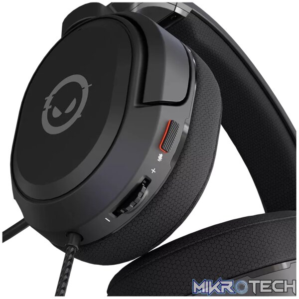 LORGAR Kaya 360, USB Gaming headset with microphone, CM108B, Plug&Play, USB-A connection cable 2m, fabric ear pads, size: 192*184.7*88mm, 0.314kg, black - Image 5