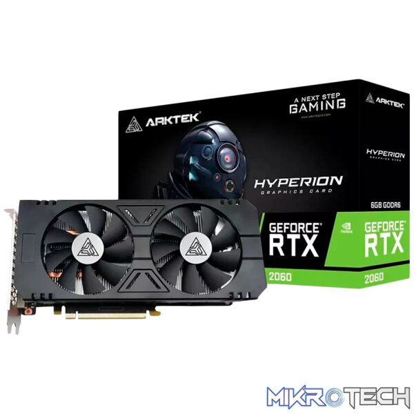 230615160011858084 Arktek RTX2060 Super GDDR6 6GB 256Bit Twin Fans Graphics Card - Image 1