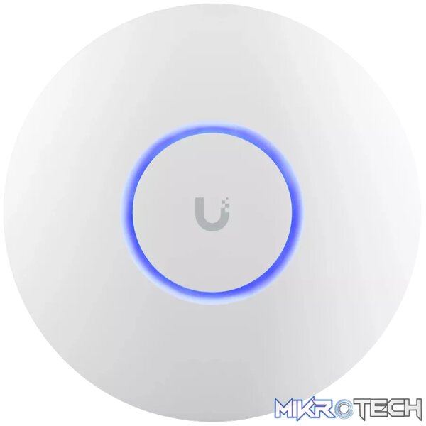 230711120011037422 UBIQUITI U6+, WiFi 6, 4 spatial streams, 140 m² (1,500 ft²) coverage, 300+ connected devices, Powered using PoE, GbE uplink. - Image 1