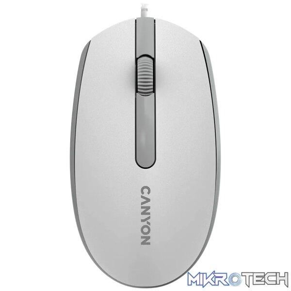 231025180015428185 CANYON mouse M-10 Wired White Grey - Image 1