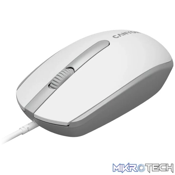 CANYON mouse M-10 Wired White Grey - Image 2