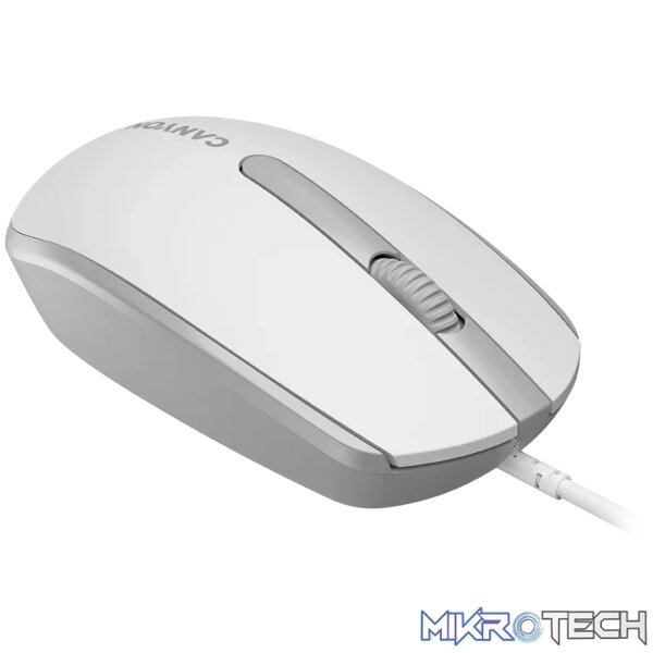 CANYON mouse M-10 Wired White Grey - Image 3